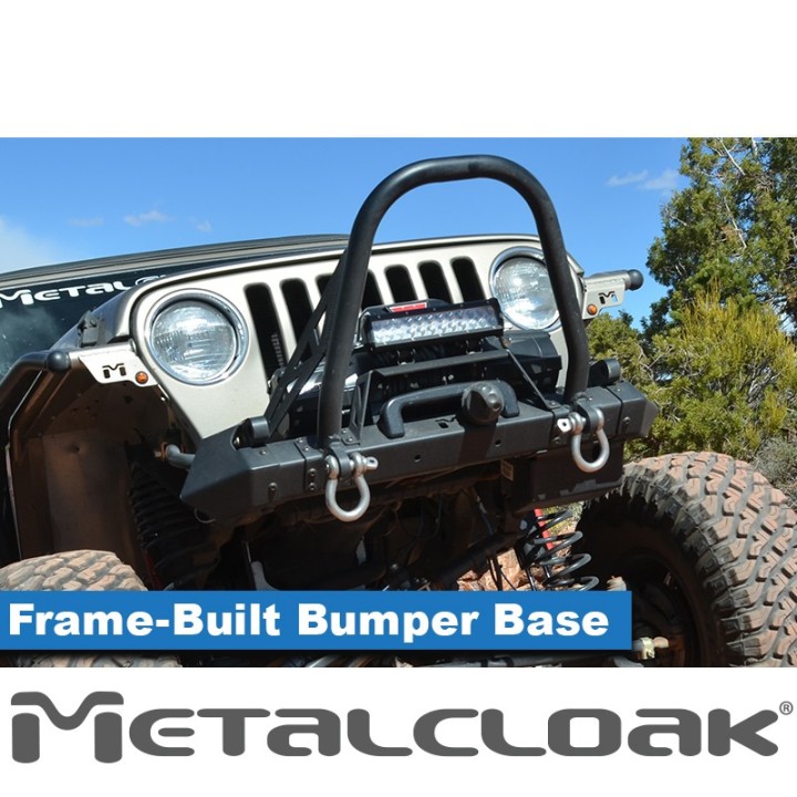 Baza zderzaka przedniego Frame-Built, stal walcowana na goraco, YJ/TJ/LJ METALCLOAK - ujęcie 5