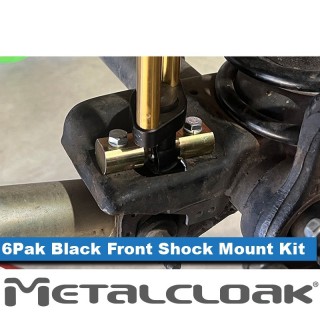 Gorne przednie mocowania amortyzatorow 6Pak BLACK, TJ/LJ METALCLOAK - ujęcie 2