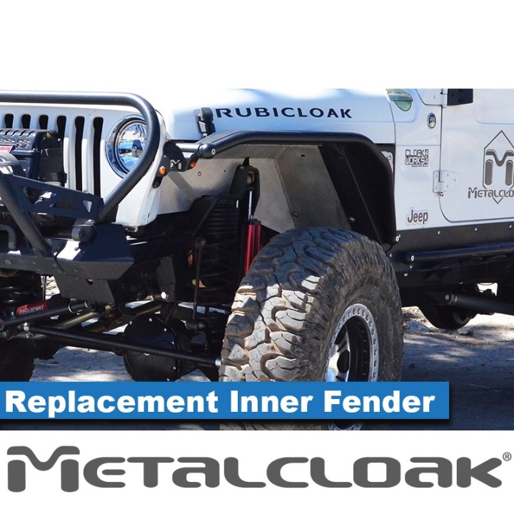 Aluminiowe wypelnienie nadkola na wymiane, seria Builder, TJ/LJ METALCLOAK - ujęcie 2