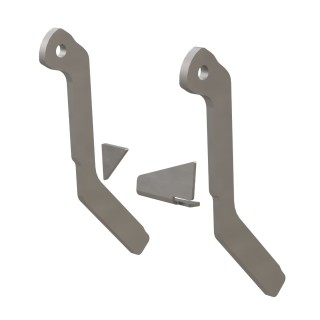 Przedluzone zaczepy stabilizatora na moscie, do przyspawania, TJ/LJ METALCLOAK