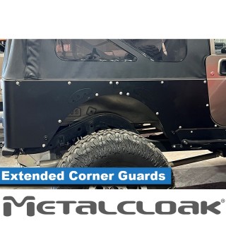 Przedluzone oslony naroznikow, para, LJ Wrangler METALCLOAK - ujęcie 2