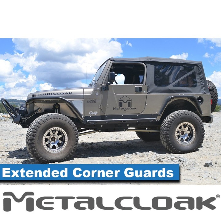 Przedluzone oslony naroznikow, para, LJ Wrangler METALCLOAK - ujęcie 4