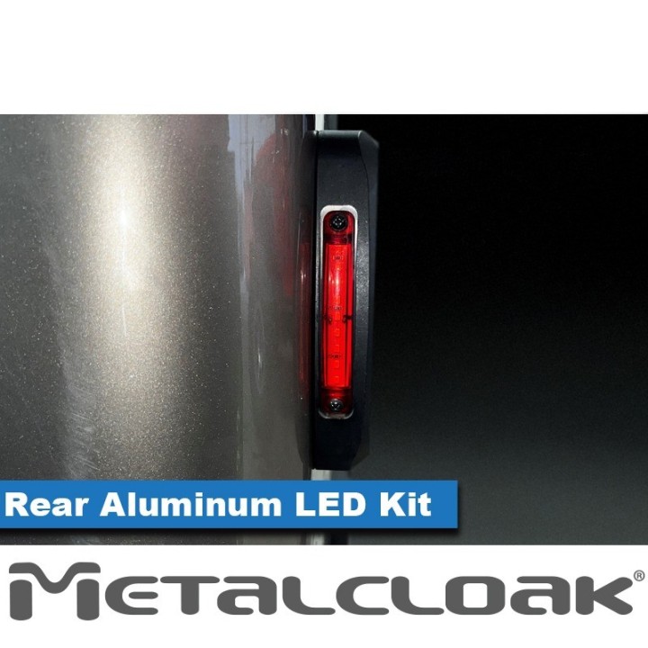 Lampy tylne LED niskoprofilowe, aluminium frezowane, Jeep CJ/YJ/TJ/LJ METALCLOAK - ujęcie 3