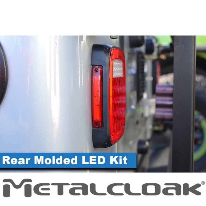 Lampy tylne LED niskoprofilowe - Jeep Wrangler TJ/LJ | MetalCloak