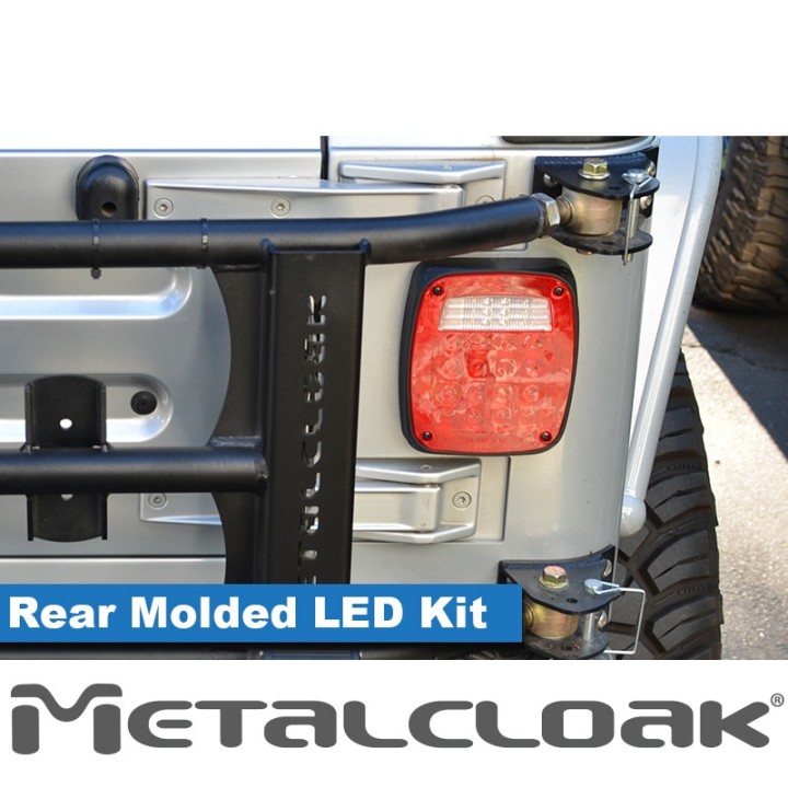 Lampy tylne LED niskoprofilowe - Jeep Wrangler TJ/LJ | MetalCloak