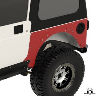 Przedluzone oslony naroznikow, para, TJ Wrangler METALCLOAK