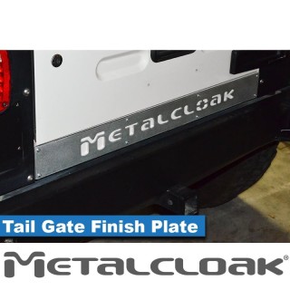 Plyta wykonczeniowa klapy tylnej, aluminium, TJ/LJ Wrangler METALCLOAK - ujęcie 2