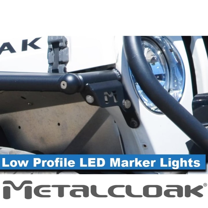 Lampy obrysowe LED niskoprofilowe - Jeep Wrangler TJ/LJ | MetalCloak