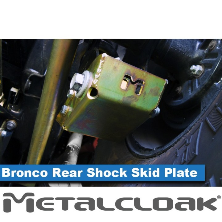 Oslony dolnych mocowan amortyzatorow tylnych - Ford Bronco 6G | MetalCloak