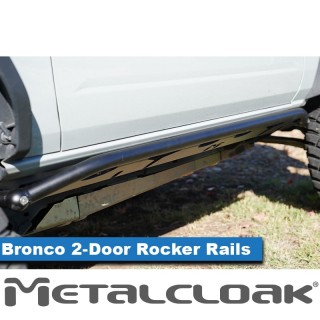 Progi Overline mocowane do ramy - Ford Bronco 6G | MetalCloak