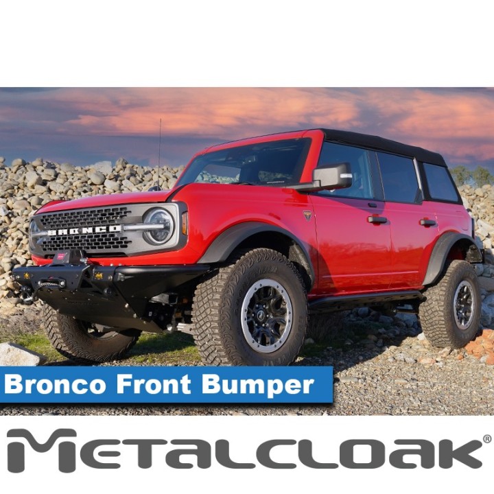 Zderzak przedni, wersja pod wyciagarke, Ford Bronco 6G METALCLOAK - ujęcie 3