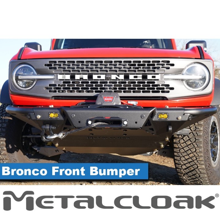 Zderzak przedni, wersja pod wyciagarke, Ford Bronco 6G METALCLOAK - ujęcie 4