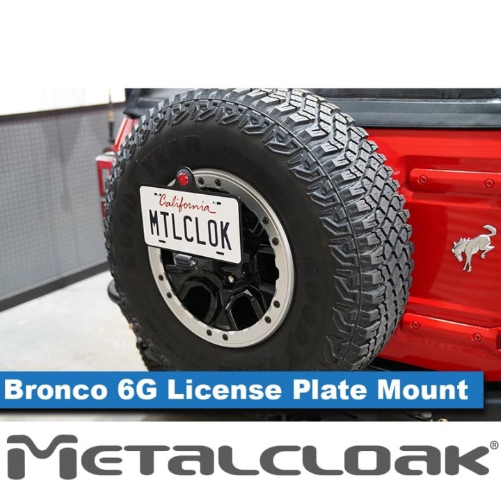 Mocowanie tablicy rejestracyjnej z trzecim swiatlem stop, Ford Bronco 6G METALCLOAK - ujęcie 4