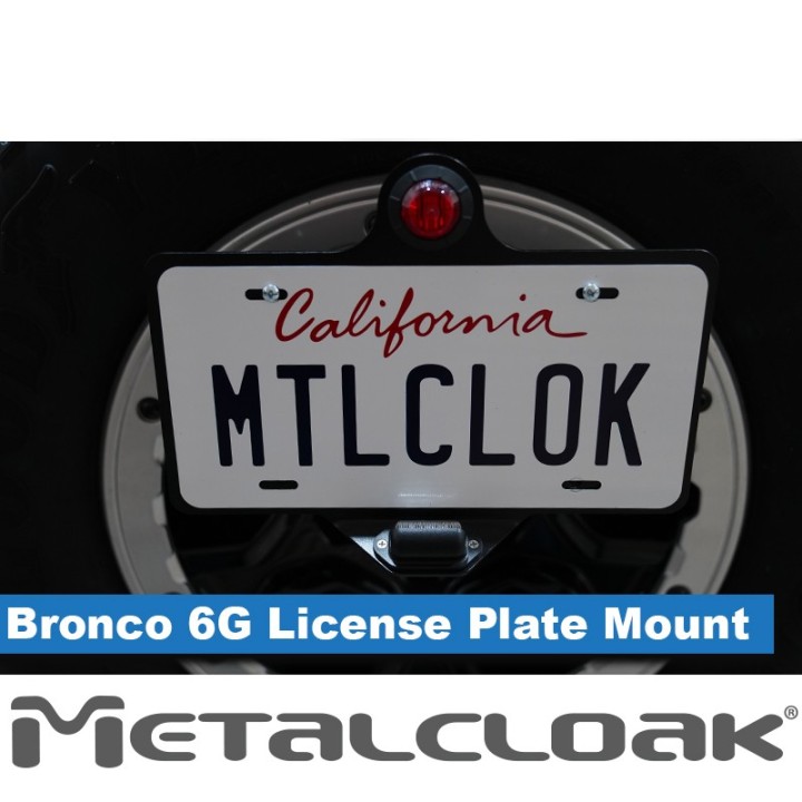 Mocowanie tablicy rejestracyjnej z trzecim swiatlem stop, Ford Bronco 6G METALCLOAK - ujęcie 5