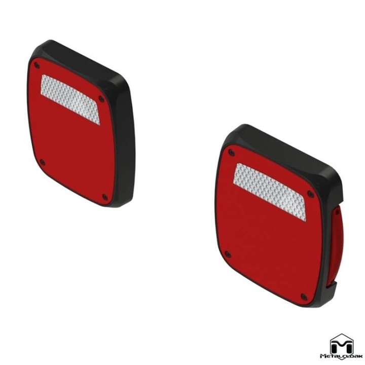Lampy tylne LED niskoprofilowe - Jeep Wrangler TJ/LJ | MetalCloak