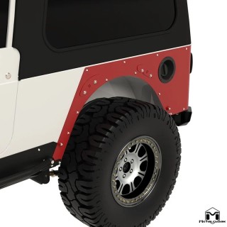 Pelne oslony naroznikow, para, LJ Wrangler METALCLOAK