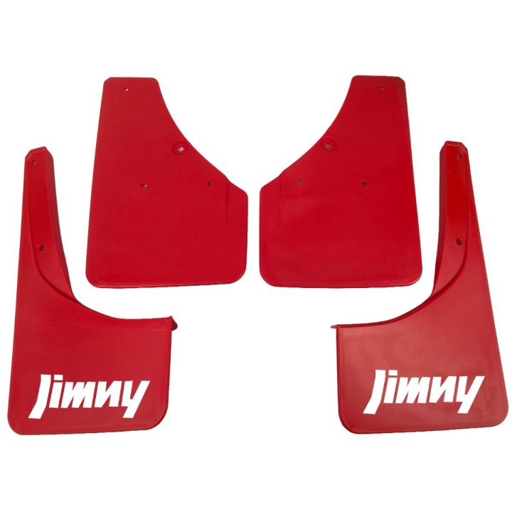 Chlapacze Suzuki Jimny JB74 czerwone - komplet 4 szt.