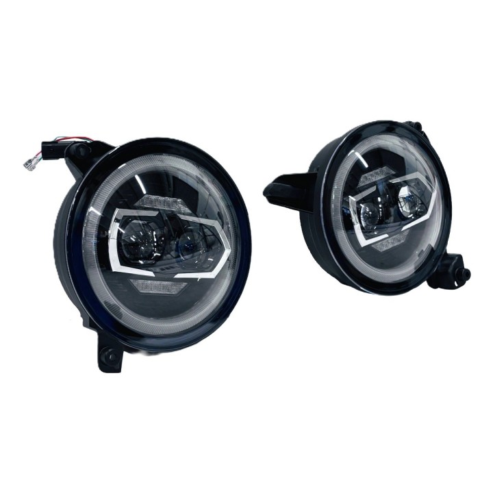 Reflektory LED 9″ Wrangler JL / Gladiator, para – Nomadtech - ujęcie 2