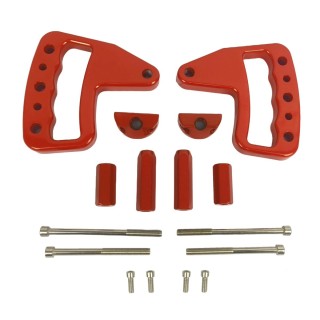 Uchwyty Wrangler JK Przód Czerwone (Para) | Nomadtech