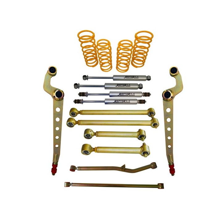 Zestaw zawieszenia +4" Raptor 4x4 Nissan Patrol Y60 5D