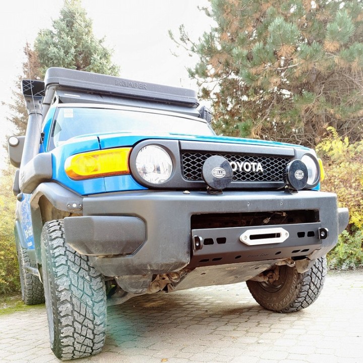 Steel Winch Mount Front Bumper for Toyota FJ Cruiser
