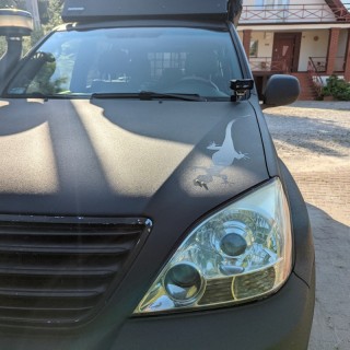 Mocowania lamp doświetlających Land Cruiser 120 / GX470