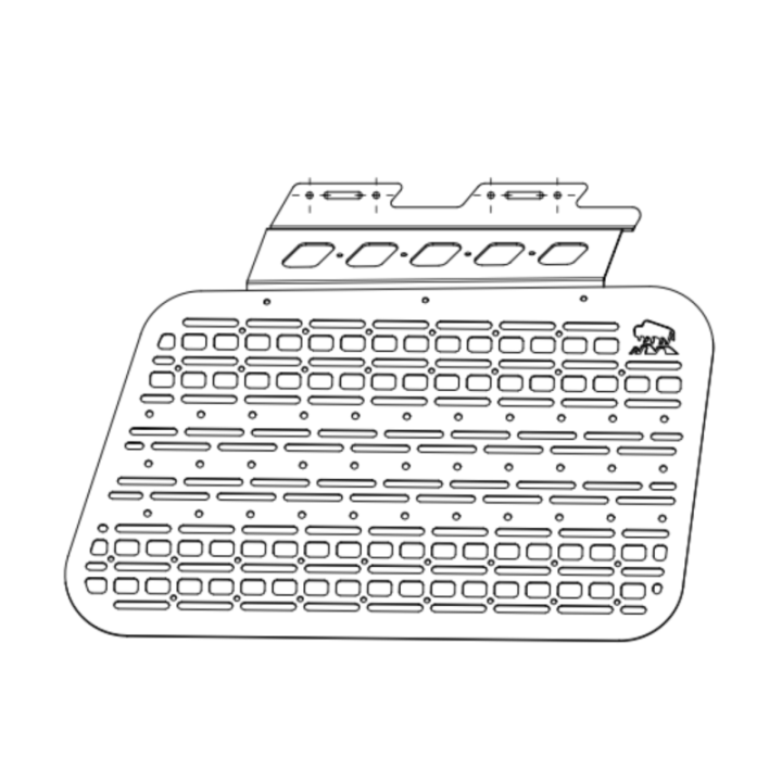 Panel Zewnętrzny MOLLE - GX550/LC250 - Prawy Bison Gear - ujęcie 14