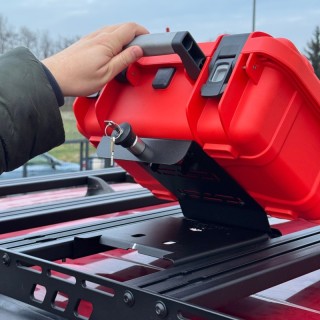 Szybkozłączka Bison Gear do bagażnika OX PRO, z zamkiem