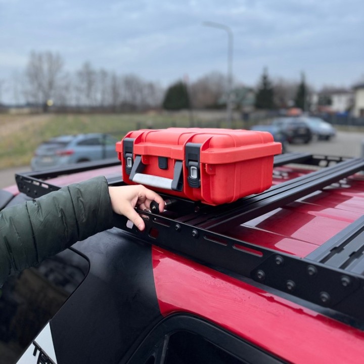 Szybkozłączka Bison Gear do bagażnika OX PRO, z zamkiem