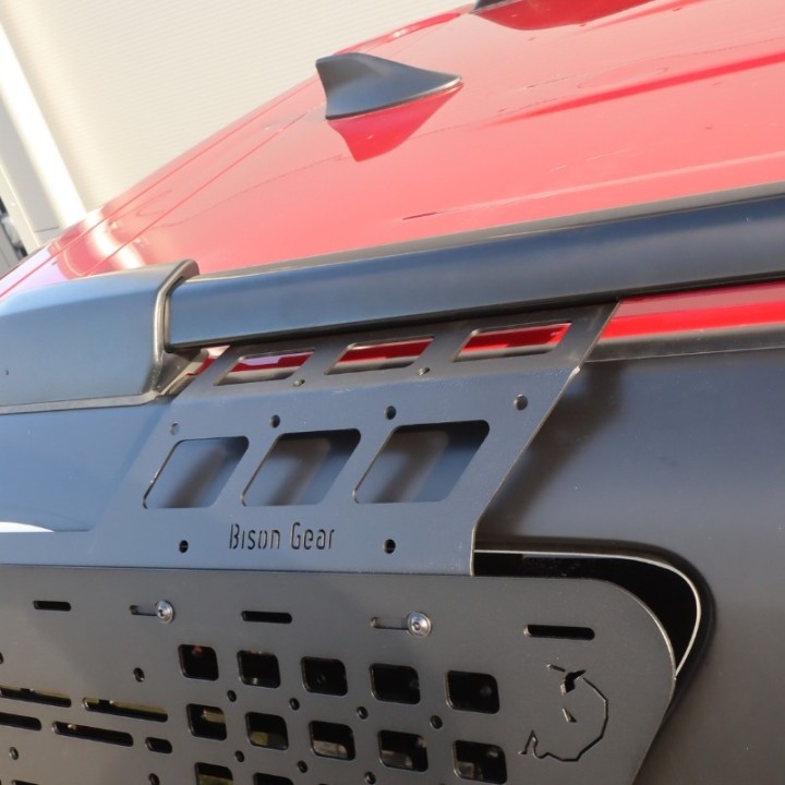 Zewnętrzny panel MOLLE Bison Gear - Toyota 4Runner 5. gen. - Strona: Lewa, Bagażnik niskoprofilowy - ujęcie 25