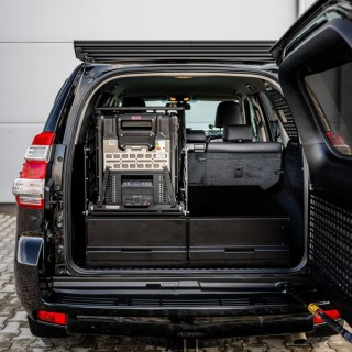 Boks cargo z opuszczaną szufladą na lodówkę - do 80 kg