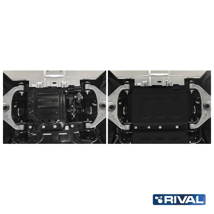 Osłona silnika Rival — stal 3 mm — Ford Ranger Raptor 2019-2022, Ranger 2011-2015, 2015-2022 - ujęcie 3