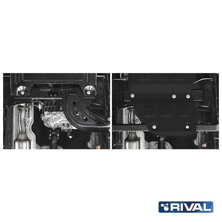 Osłona reduktora Rival — stal 3 mm — Ford Ranger Raptor 2019-2022, Ranger 2011-2015, 2015-2022 - ujęcie 3