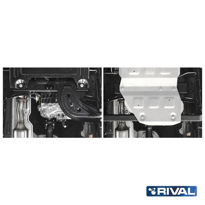 Osłona reduktora Rival — aluminium 6 mm — Ford Ranger 2011-2022 i Ranger Raptor 2019-2022 - ujęcie 3