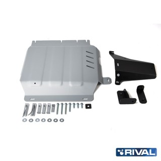 Osłona reduktora Rival aluminium 6 mm — Nissan Navara D23/D40, Frontier, Pathfinder R51, Mercedes X-Class