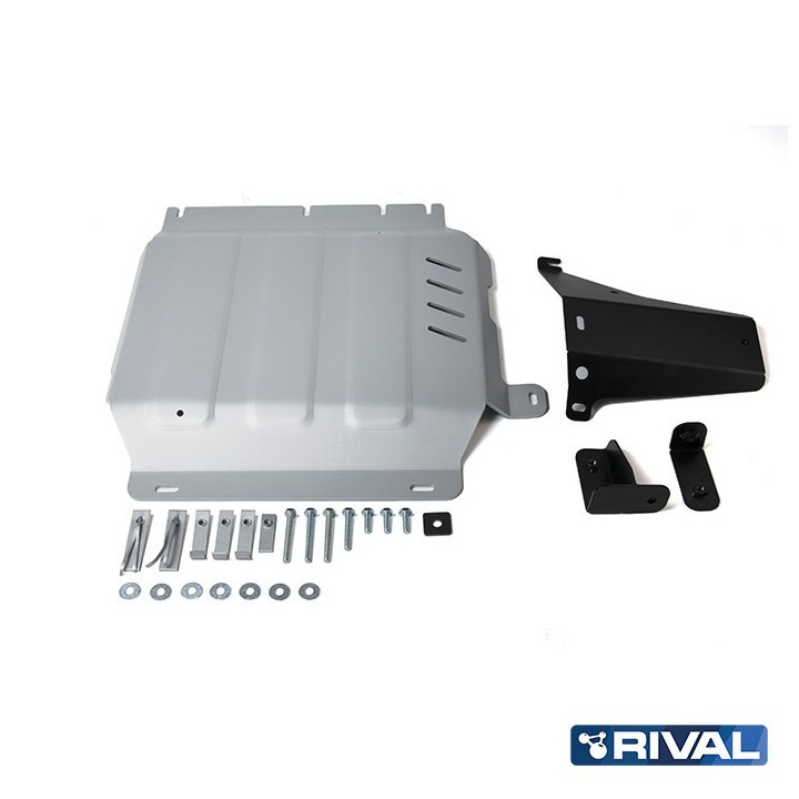 Osłona reduktora Rival aluminium 6 mm — Nissan Navara D23/D40, Frontier, Pathfinder R51, Mercedes X-Class
