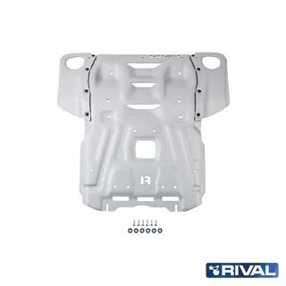 Osłona chłodnicy i silnika Rival aluminium 6 mm — Toyota Hilux od 2017 2.8d / Fortuner
