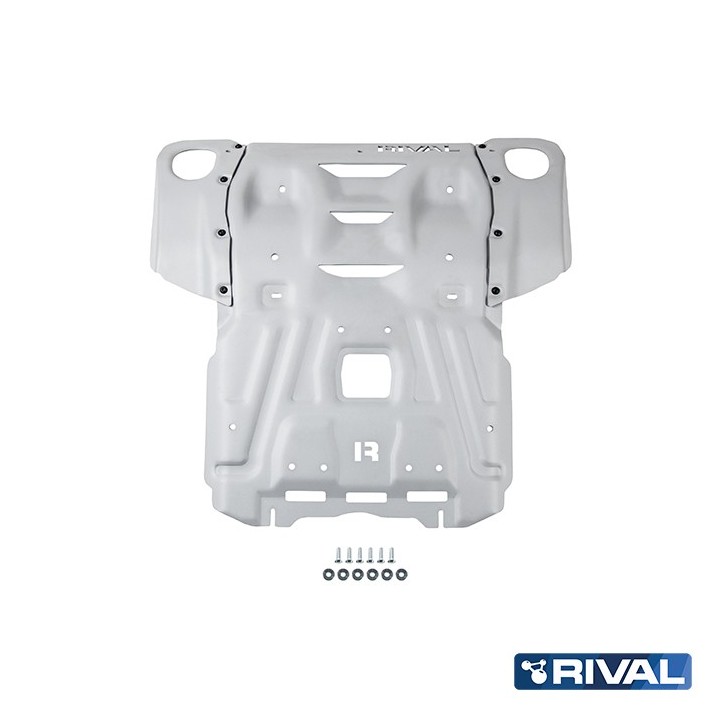 Osłona chłodnicy i silnika Rival aluminium 6 mm — Toyota Hilux od 2017 2.8d / Fortuner