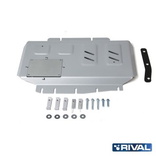 Osłona silnika Rival aluminium 6 mm — Nissan Navara D23/D40, Frontier, Pathfinder R51, Mercedes X-Class