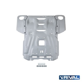 Osłona chłodnicy i silnika Rival aluminium 6 mm — Toyota Hilux od 2017 2.8d / Fortuner - ujęcie 2