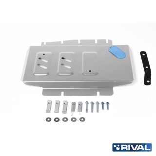 Osłona silnika Rival aluminium 4 mm — Nissan Navara D23/D40, Frontier, Pathfinder R51, Mercedes X-Class - ujęcie 2