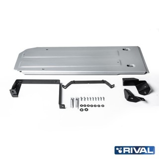 Osłona zbiornika paliwa Rival aluminium 4 mm — Nissan Navara (Frontier) 2014-2019 2.3d