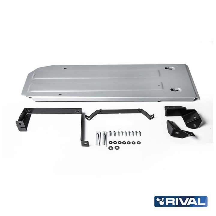 Osłona zbiornika paliwa Rival aluminium 4 mm — Nissan Navara (Frontier) 2014-2019 2.3d