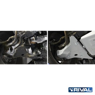 Osłona wahaczy przednich Rival aluminium 6 mm — Nissan Navara (Frontier) D23 2014-2021 2.3d - ujęcie 2
