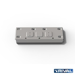 Osłona drążków kierowniczych Rival — aluminium 6 mm — Toyota Land Cruiser 78 2007-2023