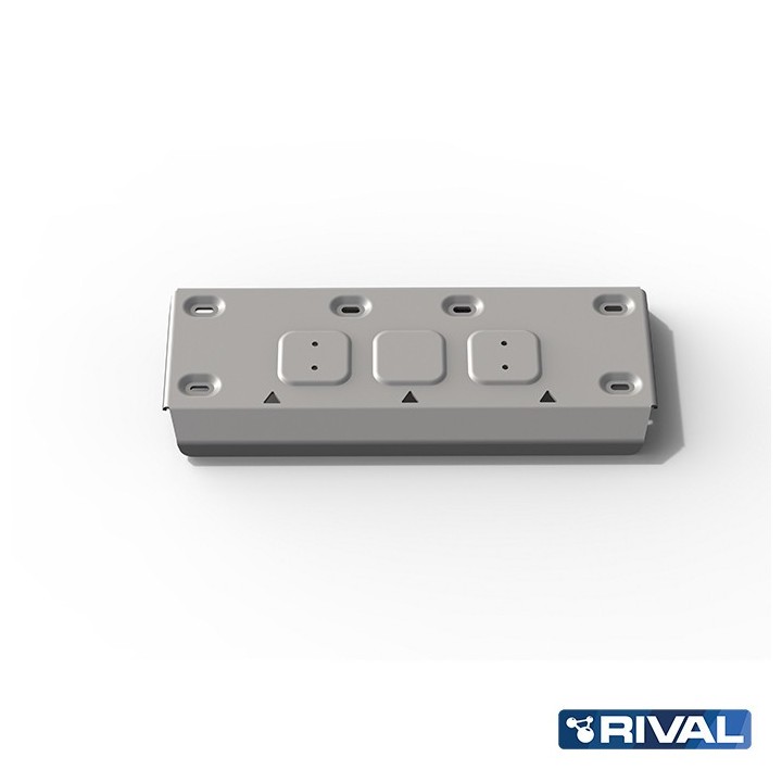 Osłona drążków kierowniczych Rival — aluminium 6 mm — Toyota Land Cruiser 78 2007-2023
