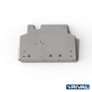 Osłona skrzyni biegów i reduktora Rival — aluminium 6 mm — Toyota Land Cruiser 78 2007-2023, 4,2 D