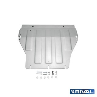 Osłona silnika i skrzyni biegów Rival — aluminium 6 mm — VW Transporter, Caravelle, Multivan T5, T6