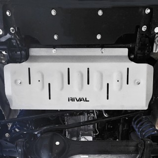 Osłona drążków kierowniczych Rival — aluminium 6 mm — Toyota Land Cruiser 79 od 2023 - ujęcie 2