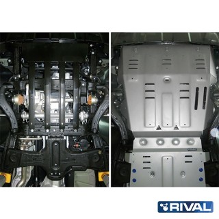 Osłona silnika Rival — aluminium 6 mm — Volkswagen Amarok 2010-2016, 2016-2020 - ujęcie 2